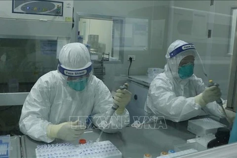 Медицинские работники проводят тестирование на COVID-19 (Фото: ВИА)