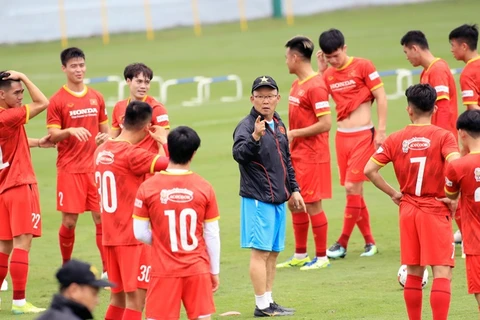 Главный тренер Пак Ханг-сео официально огласил список 29 вьетнамских игроков сборной Вьетнама. (Фото: VFF)