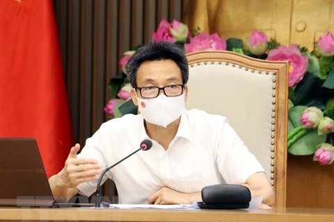 Заместитель премьер-министр Ву Дык Дам - ответственный за борьбу с эпидемией COVID-19 во Вьетнаме. (Фото: ВИА)