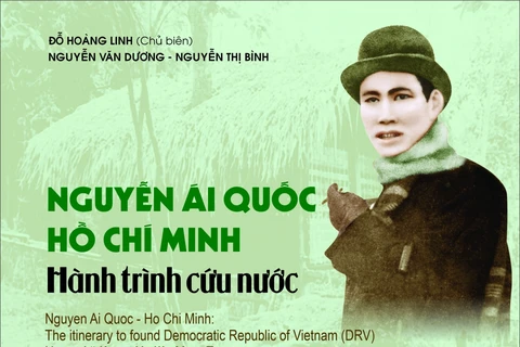 Обложка фотокниги «Нгуен Ай Куок - Хо Ши Мин: путь во имя спасения страны». (Фото: VOV)