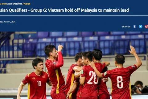 AFC похвалила сборную Вьетнама.