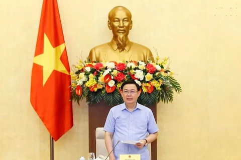 Председатель Национального собрания Выонг Динь Хюэ на мероприятии (Фото: ВИА)