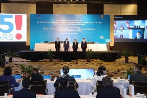 Политический диалог высокого уровня ASEM на тему «25 лет ASEM: укрепление азиатско-европейского партнерства в меняющемся мире», состоявшийся в онлайн, так и в очной форме 22 июня (Фото: ВИA)