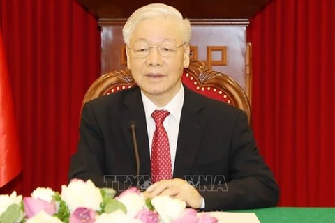 Генеральный секретарь ЦК КПВ Нгуен Фу Чонг. (Фото: ВИА)