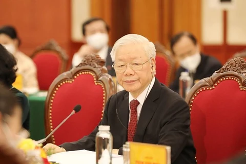 Генеральный секретарь ЦК Коммунистической партии Вьетнама Нгуен Фу Чонг (Фото: ВИА)