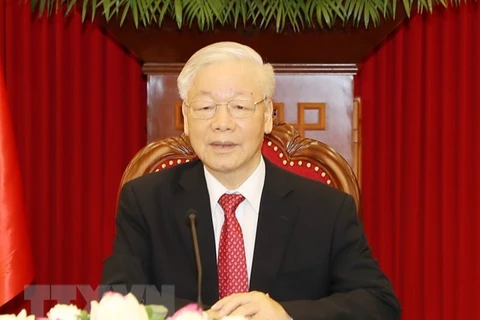 Генеральный секретарь Центрального комитета Коммунистической партии Вьетнама Нгуен Фу Чонг. (Фото: ВИА)