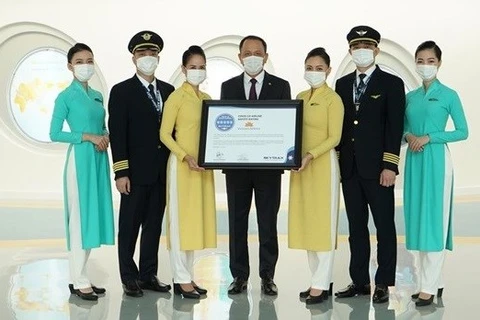Vietnam Airlines была сертифицирована наивысшим 5-звездочным рейтингом безопасности в отношении COVID-19. (Фото: ВИА)
