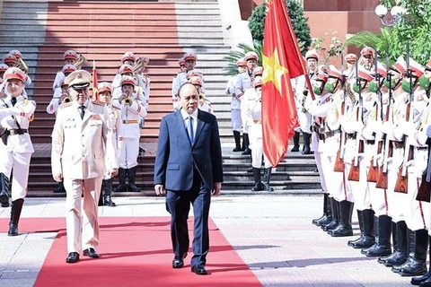 Президент Нгуен Суан Фук на церемонии. (Фото: ВИА)