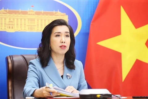 Официальный представитель Министерства иностранных дел Ле Тхи Тху Ханг. (Фото: ВИА)