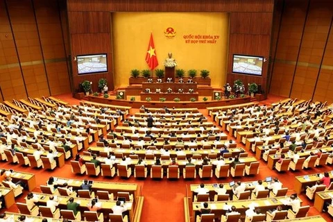 Первая сессия Национального собрания 15-го созыва (Фото: ВИА)