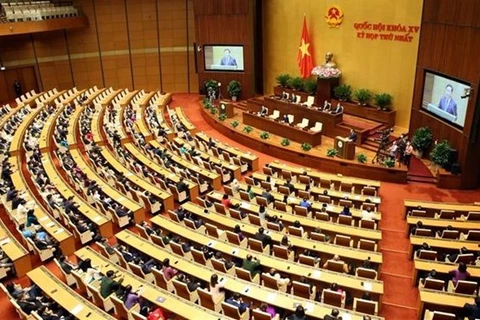 На заседании Национального собрания 15-го созыва (Фото: ВИА)