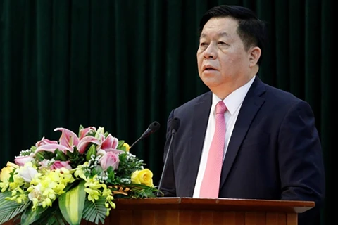 Глава Отдела ЦК КПВ по пропаганде и политическому просвещению Нгуен Чонг Нгиа. (Фото: ВИА)