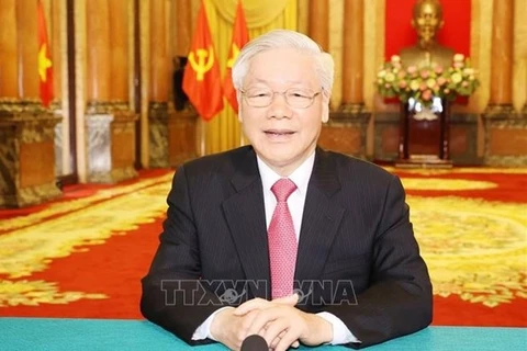 Генеральный секретарь ЦК КПВ Нгуен Фу Чонг (Фото: ВИА)