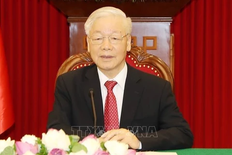 Генеральный секретарь ЦК КПВ Нгуен Фу Чонг. (Фото: ВИА)