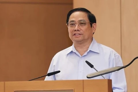 Премьер-министр Фам Минь Тьинь на мероприятии (Фото: ВИA)