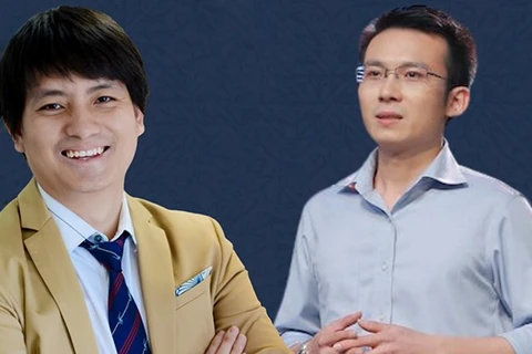 Вьетнамский бизнесмен Хоанг Туан Ань (слева) и доктор Чан Ань Ту (Фото: Nhandan.vn)