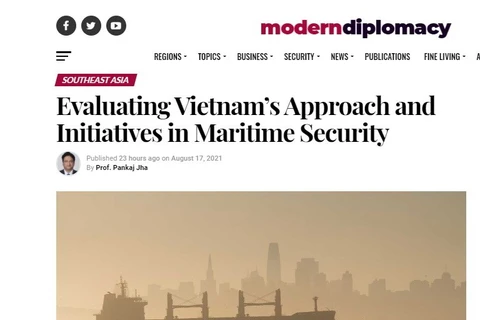 Статья опубликована на странице «Modern Diplomacy». (Скриншот)