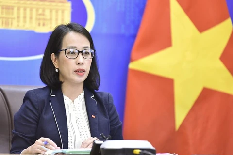 Заместитель официального представителя МИД Фам Тху Ханг. (Фото: ВИА)