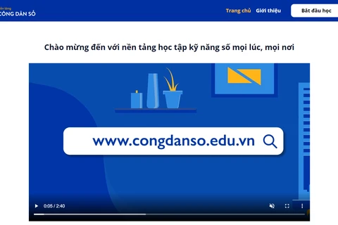 Интерфейс congdanso.edu.vn. (Фото: скриншот)