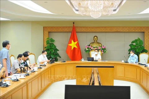 Заместитель премьер-министра Ву Дык Дам председательствовал на совещании. (Фото: ВИА)