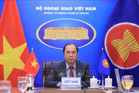 Заместитель министра иностранных дел Вьетнама Нгуен Куок Зунг. (Фото: Лам Кхань/ВИА)