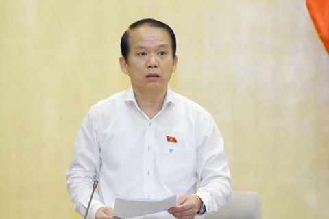 Заседание вел председатель юридического комитета Хоанг Тхань Тунг. (Фото: ВИА)