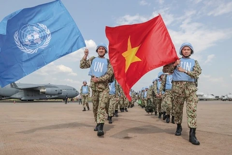 Вьетнам отправляет офицеров для участия в миротворческой миссии ООН. (Фото: ВИА) 