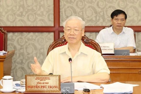 Генеральный секретарь ЦК КПВ Нгуен Фу Чонг. (Фото: Чи Зунг/ВИА)