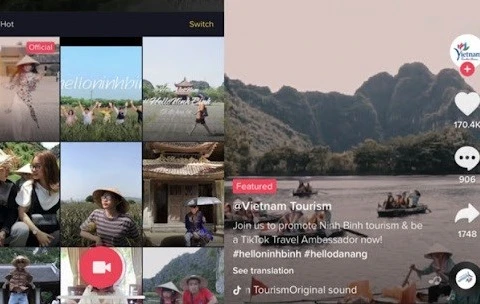 Программа продвижения туризма о Вьетнаме через TikTok. (Фото: интернет)