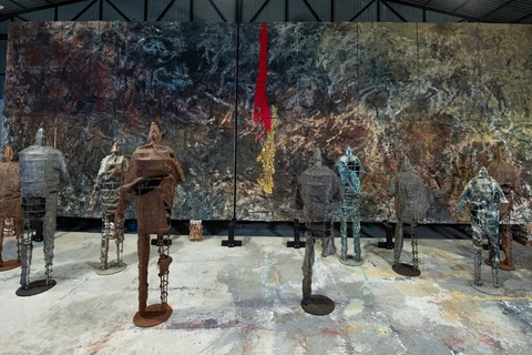 Первая персональная выставка вьетнамского художника в Италии. (Фото vietnamnet.vn)