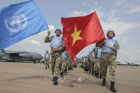 Вьетнамские миротворцы в миссии ООН в Южном Судане (Фото: ВИА)