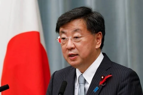 Главный секретарь кабинета министров Японии Мацуно Хирокадзу (Фото: ВИА) 