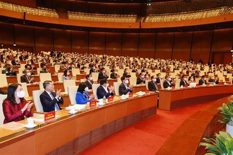 В конференции приняли участие руководители партии и государства. (Фото: ВИА)