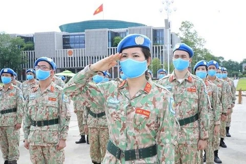 Вьетнамские миротворцы ООН (Фото: ВИА)