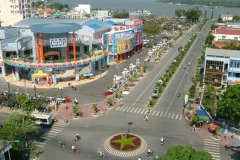 Город Виньлонг. (Фото: baovinhlong.com.vn)
