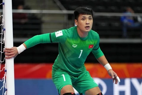 Вьетнамский вратарь по мини-футболу Хо Ван И. (Фото: VOV) 