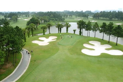 18-ти луночное гольф-поле Дамвак в городе Винь-йен, провинция Виньфук. (Фото: ВИА)