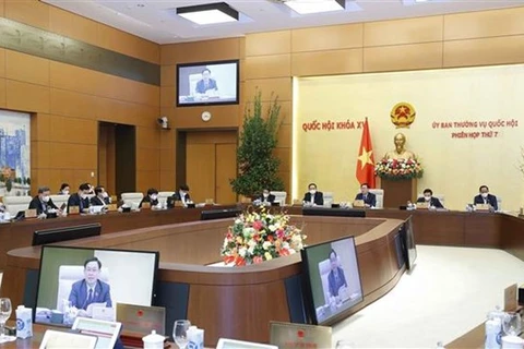 Обзор седьмого заседания Постоянного комитета НС. (Фото: ВИА)