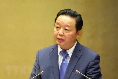 Министр природных ресурсов и окружающей среды Чан Хонг Ха (Фото: ВИА)