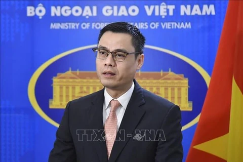 Посол Данг Хоанг Жанг начинает свою работу в качестве главы постоянного представительства Вьетнама при Организации Объединенных Наций. (Фото: ВИА)