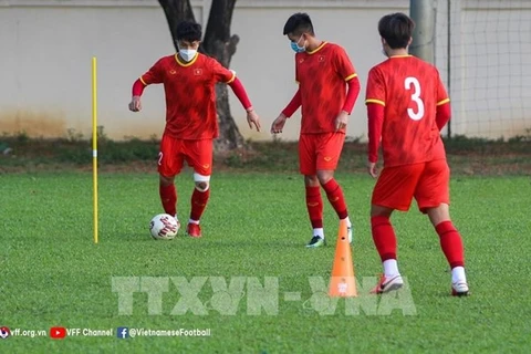 Тренировка сборной Вьетнама до 23 лет (Фото: ВИА)