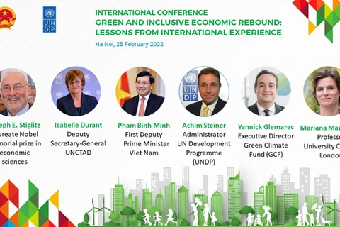 Мировые лидеры и ученые собирались на международной конференции «Зеленый и инклюзивный экономический подъем: уроки международного опыта». (Фото: ВИА)