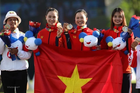 Вьетнамские спортсмены завоевали золотую медаль на SEA Games (Фото: ВИА) 