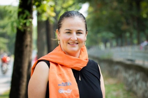 Представитель «ООН-женщины» во Вьетнаме Элиза Фернандес Саенс. (Источник: «ООН-женщины» во Вьетнаме)