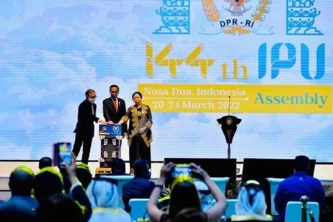 На церемонии открытия 144-й Генеральной ассамблеи Межпарламентского союза на Бали, Индонезия. (Источник: Balipost)
