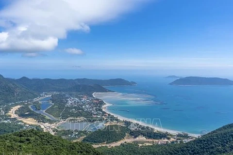 Вид с воздуха на остров Кондао. (Фото: ВИА)