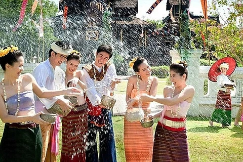 Майский новогодний фестиваль Бун Пи Мэй в Лаосе (Фото: thoidai.com.vn)