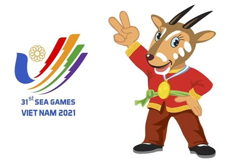 Талисман и логотип SEA Games 31. (Фото: ВИА) 