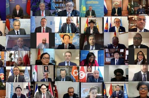 Участники встречи (Источник: ООН) 