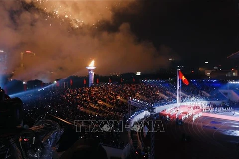 На церемонии открытия SEA Games 31 в Ханое. (Фото: ВИА)